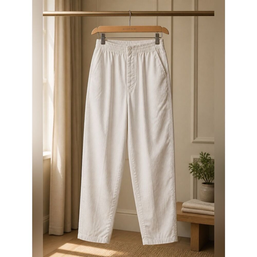 White Bobbie Brooks Ladies Pants Size 16P